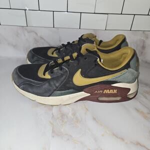 Nike Air Max Excee Black/Bronzine/Green Men's Sneakers-Asst Size 11.5 HQ3610-010